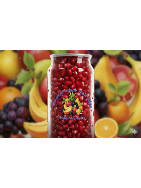 رمان طبيعي مجفف بالتفريز علبة القياس الصغير 100 غ