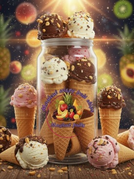 دوف بواري بوظة مجففة بالتبريد